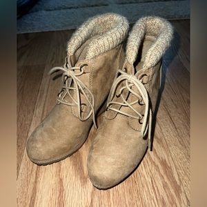 BKE Wedge Heel Boots